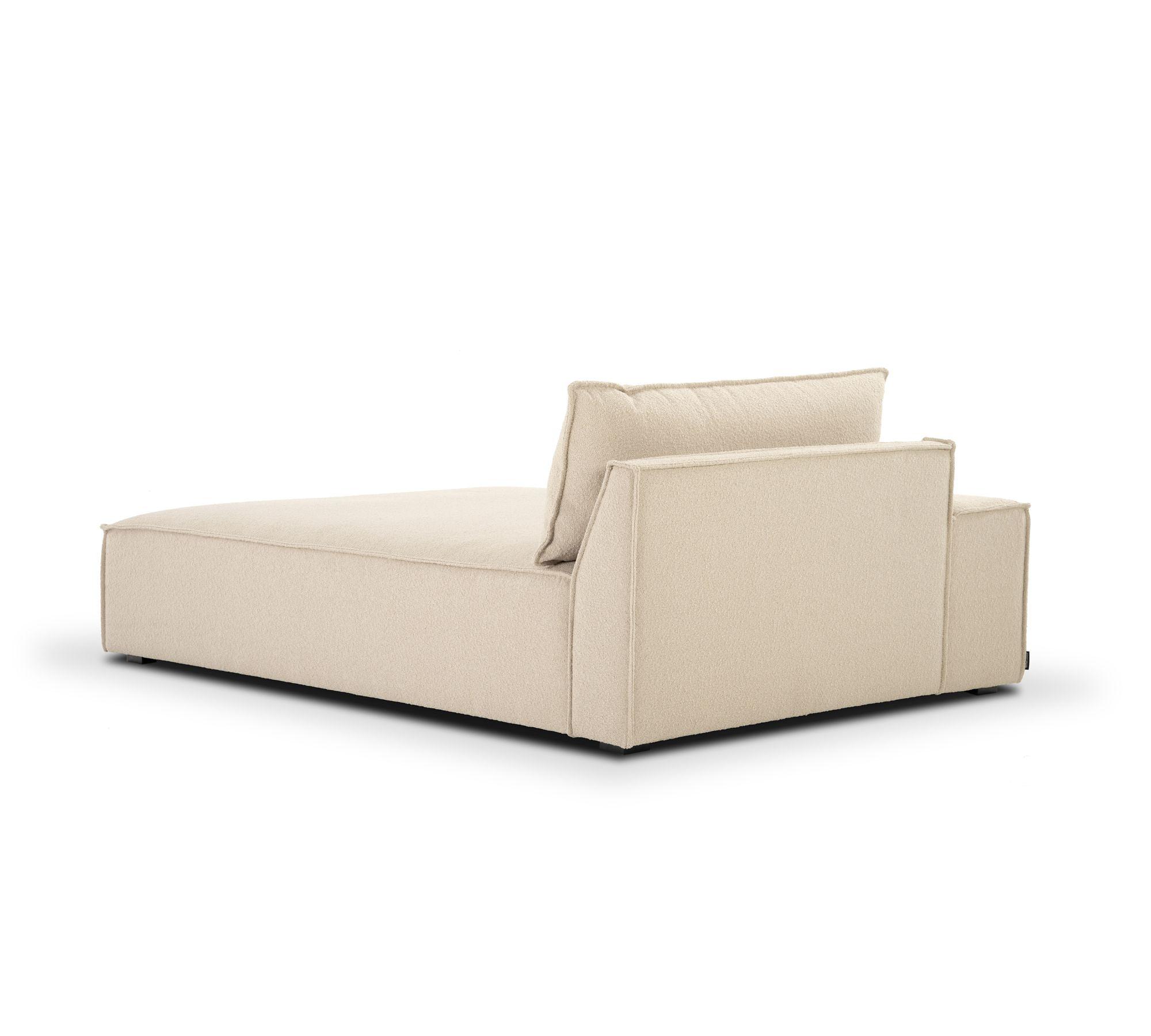 Daphne 1-seater chaise lounge left Pasha Dune 2