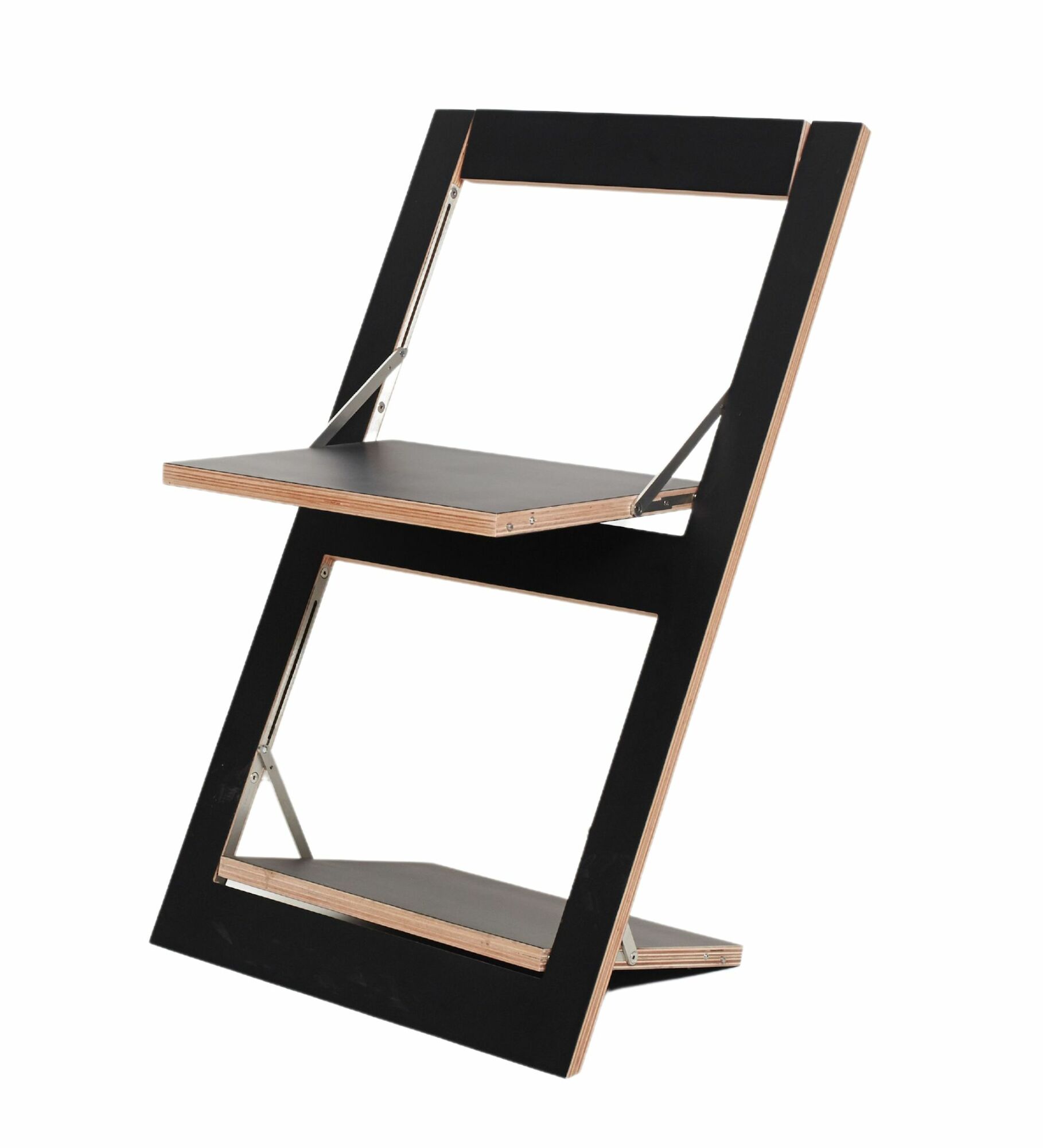 Fläpps Folding Chair Wood Black 0