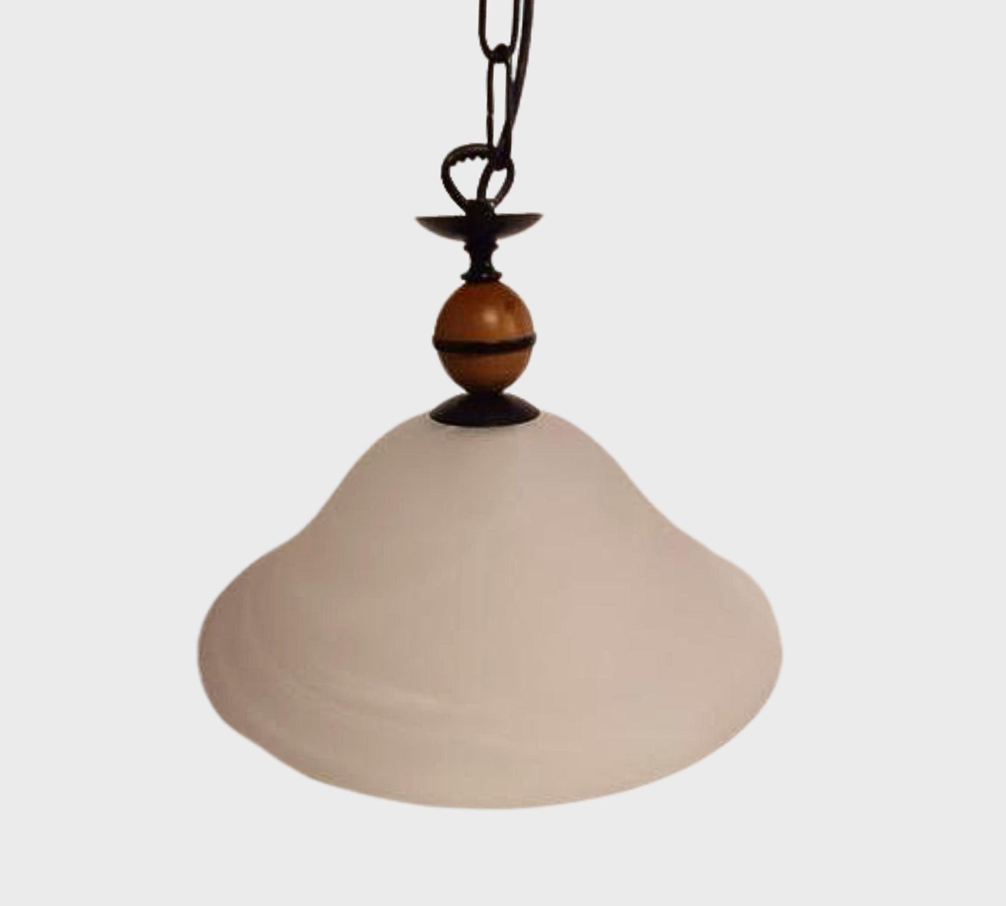 EGLO 356 Pendant light Glass Metal White 1