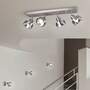 Deckenleuchte 4-flammig Aluminium Silber 2