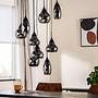 Pendelleuchte Rauchglas Grau 0