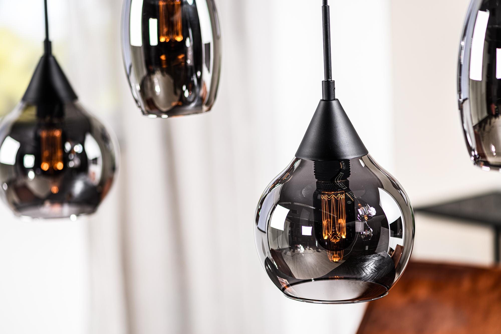 Pendant Light Smoked Glass Grey 3
