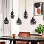 Pendant Light Smoked Glass Grey 0