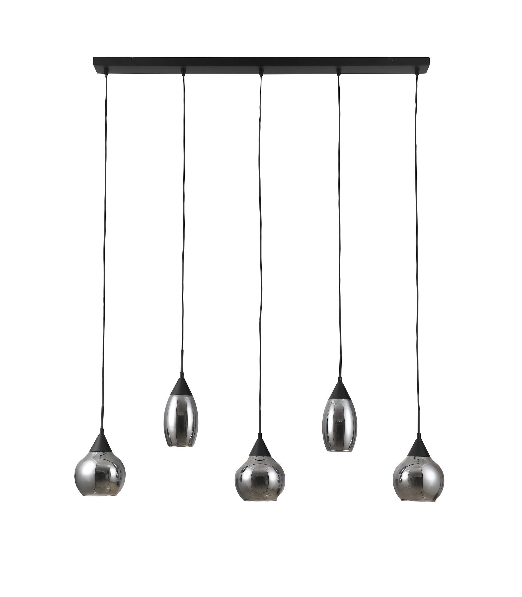 Pendelleuchte Rauchglas Grau 4