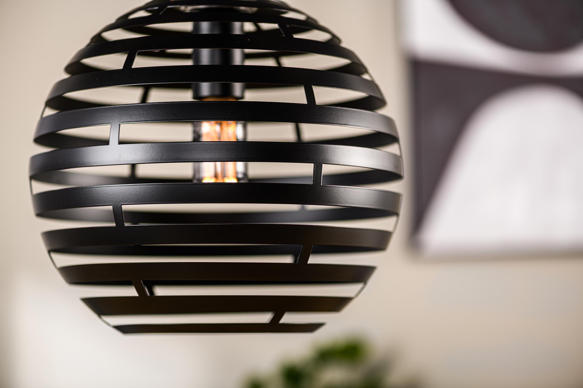 Pendant lamp metal black 2