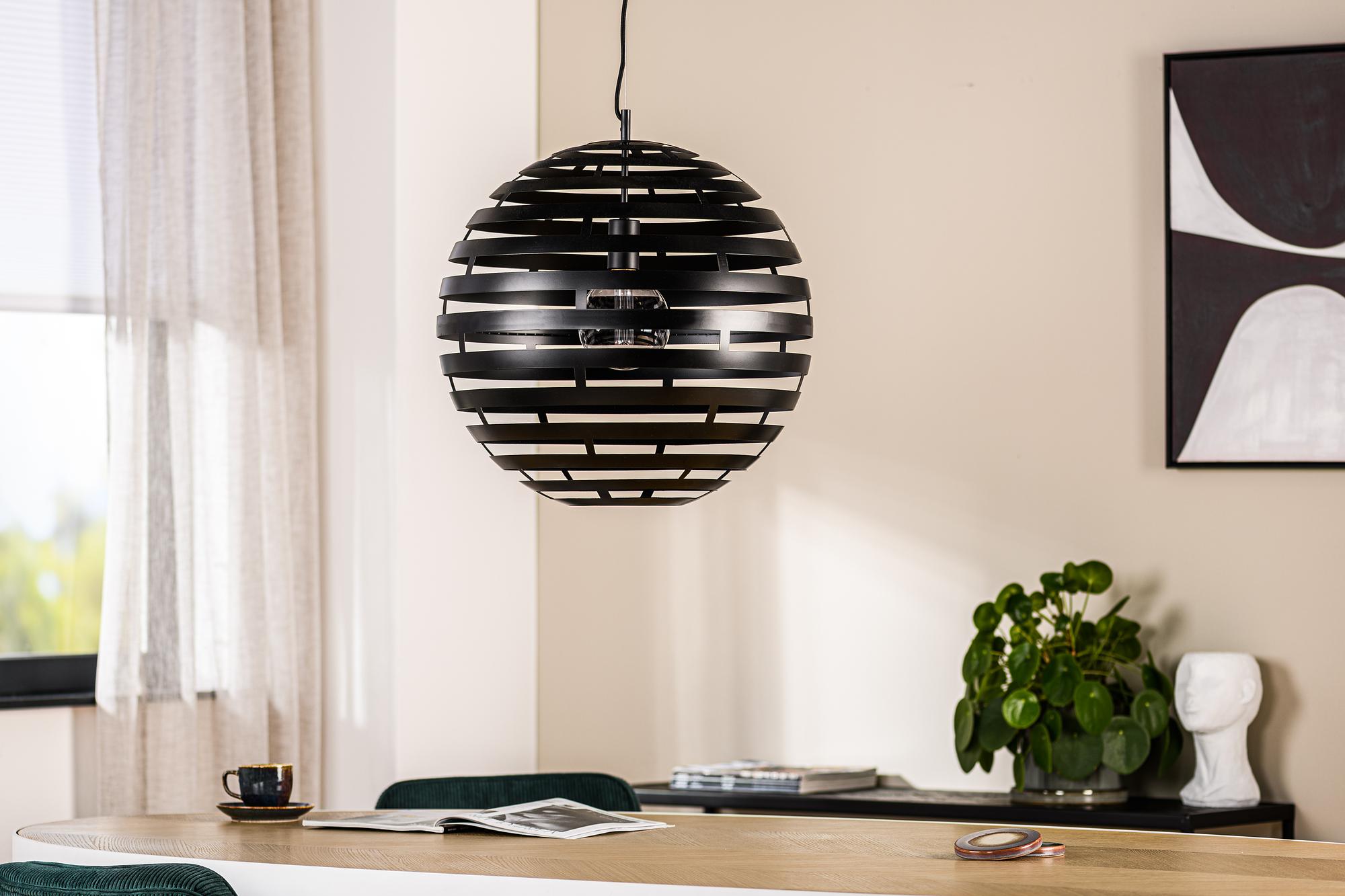 Pendant lamp metal black 0