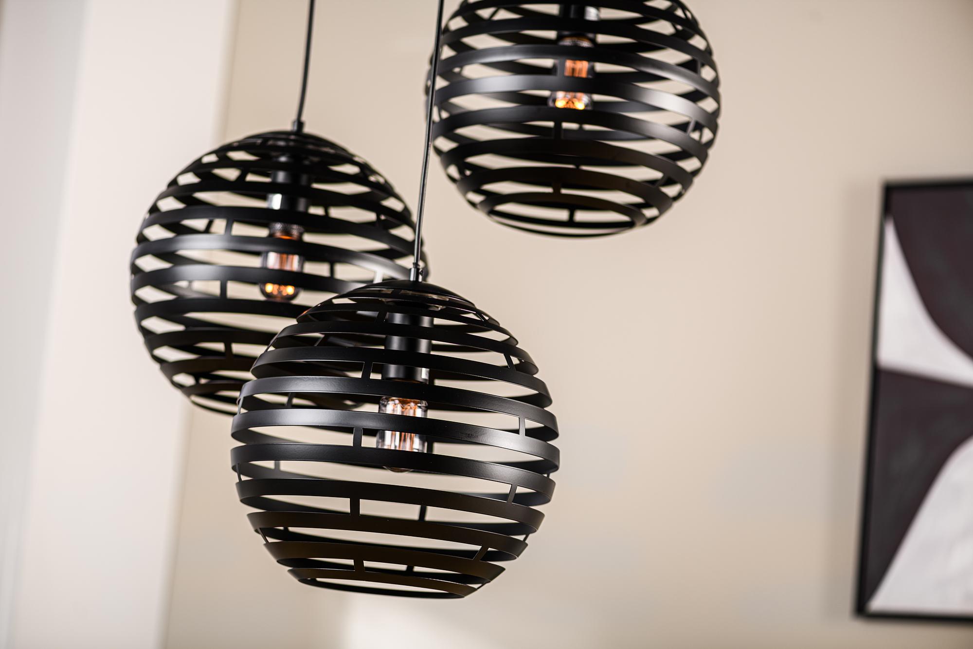Pendant lamp Metal Black 2