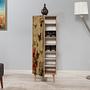 Filinta Shoe cabinet Wood veneer Sonoma Oak brown 3