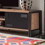 Cosmo Rex Lowboard Wood Veneer Black 2