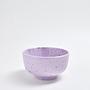2x Party Mini Mini Schüssel Keramik Violett 1