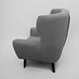 Kubrick Ohrensessel Vence 276 Grey  4