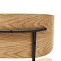 Jordan Esszimmerstuhl Oak Black Metal 6