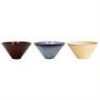 3x Yuka Bowl Ceramic Multicolored 0