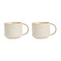 2x Yuka Cup Ceramic Cream 0