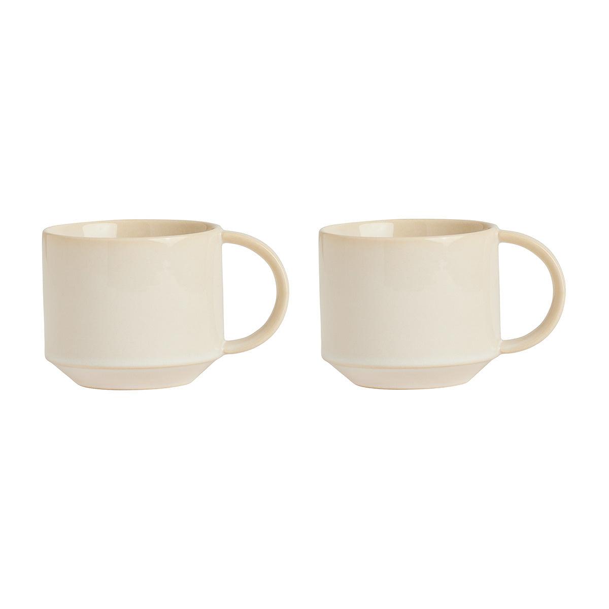 2x Yuka Cup Ceramic Cream 0