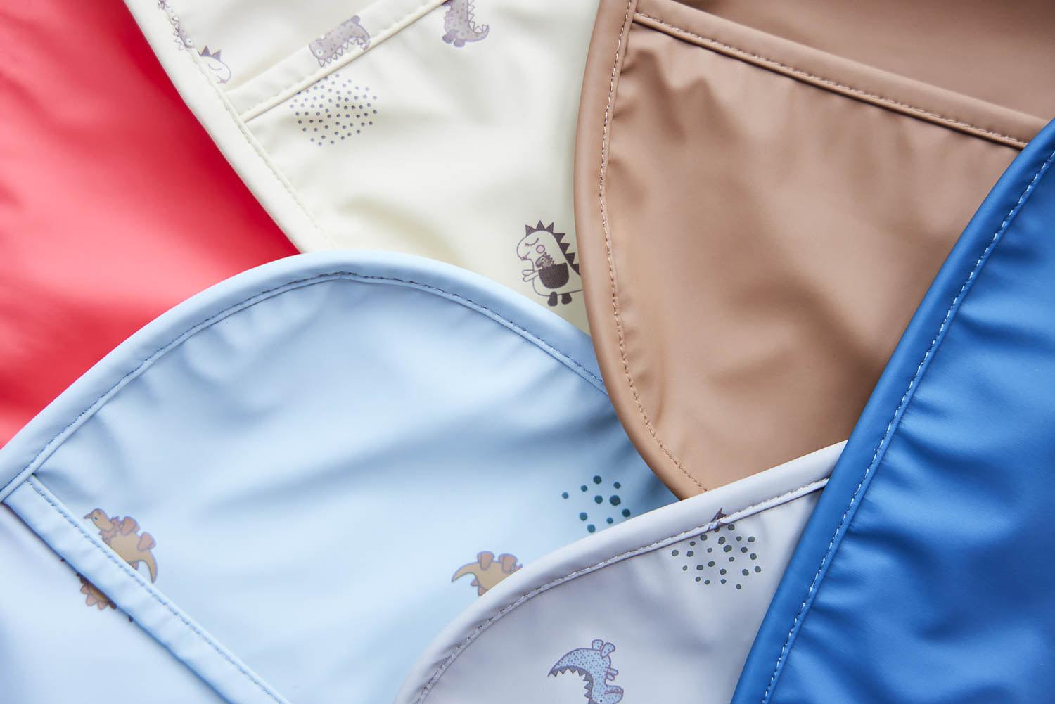 2x Dinosaur Bibs Multicolored 2