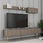 Lyon 2 TV cabinet wood veneer Atlas Gold 3