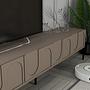 Lyon 2 TV cabinet wood veneer Atlas Black 4