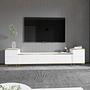 Imaj TV cabinet wood veneer White Gold 3