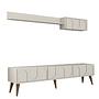 Lyon 2 TV cabinet wood veneer cream 5