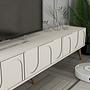 Lyon 2 TV-Schrank Holzfurnier Creme 4