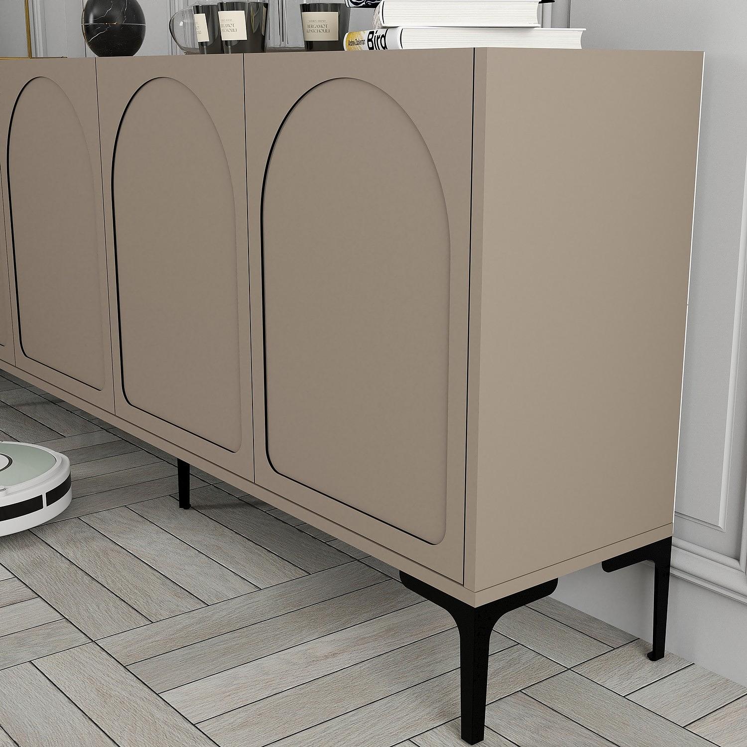 Lyon 79 Console Wood veneer Atlas Black 4