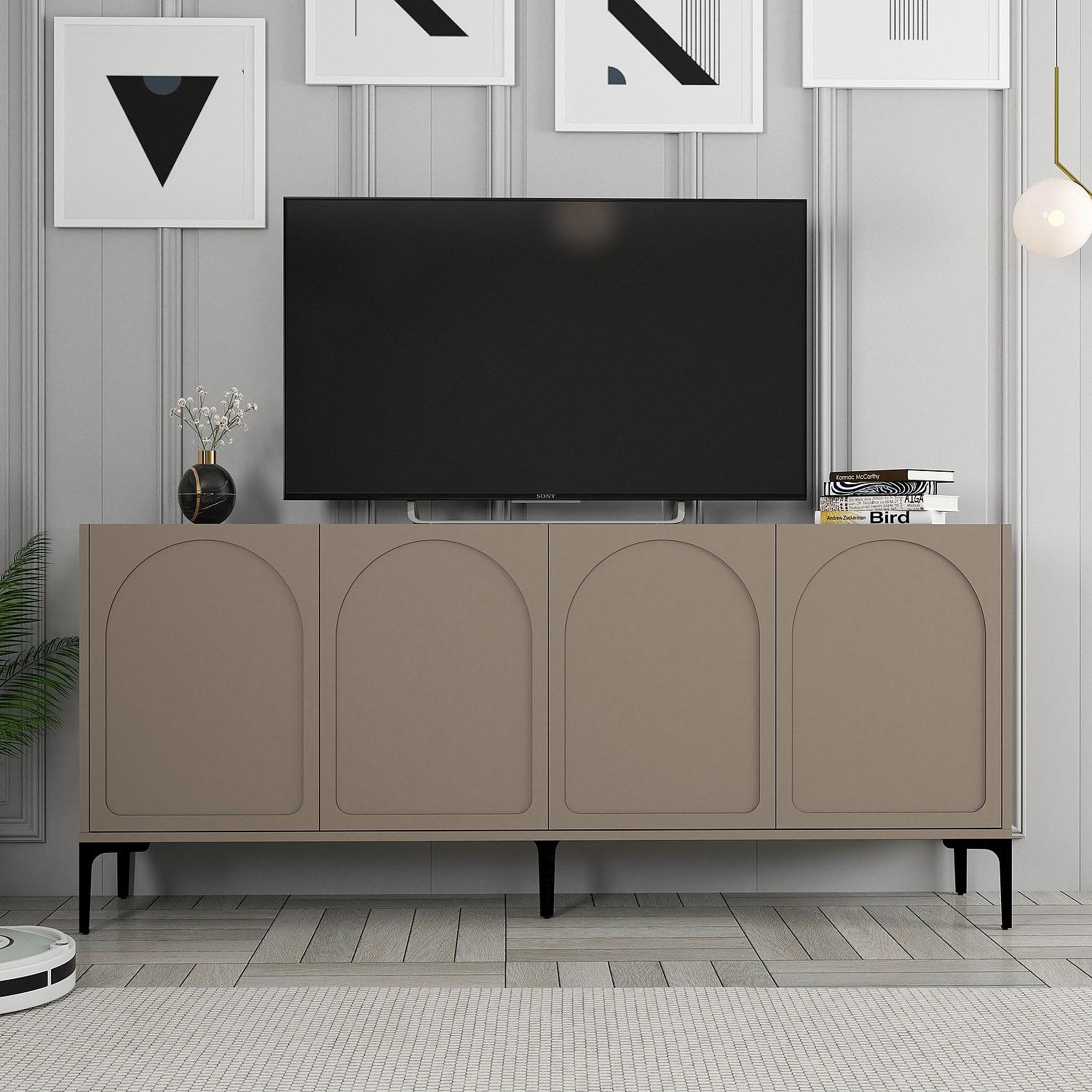 Lyon 79 Console Wood veneer Atlas Black 5