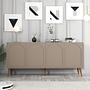 Lyon 81 Console Walnut Wood Veneer 1