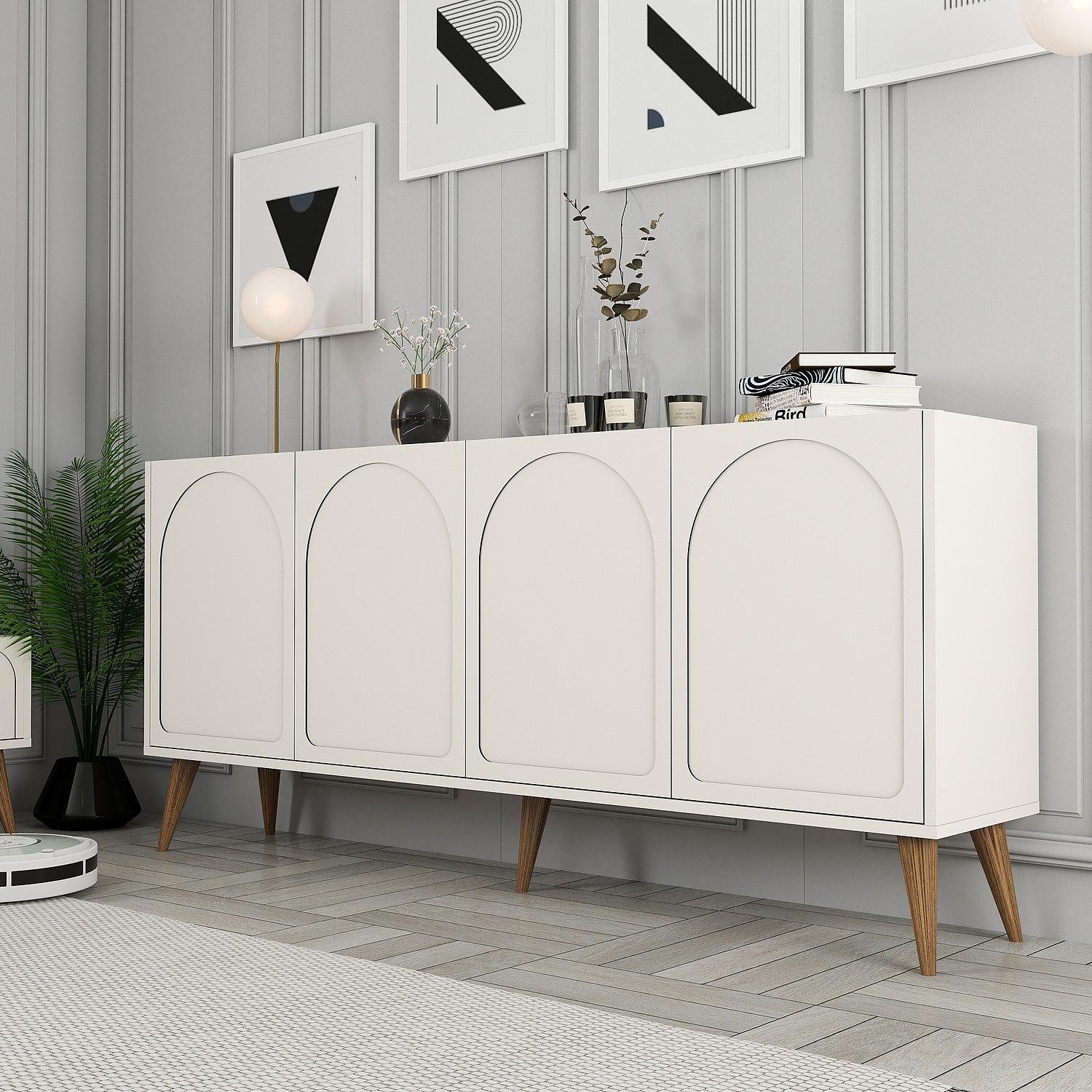 Lyon 81 Console Wood Veneer Cream 3