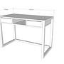 Ogene Desk Wood Veneer Black 7