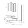Ramda Garderobe Holzfurnier Light Mocha Anthrazit 7