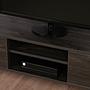 Posh Lowboard Holzfurnier Dunkelbraun 3