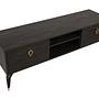 Posh Lowboard Holzfurnier Dunkelbraun 9