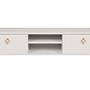 Posh Lowboard Holzfurnier Weiß 6