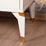 Posh Lowboard Holzfurnier Weiß 5