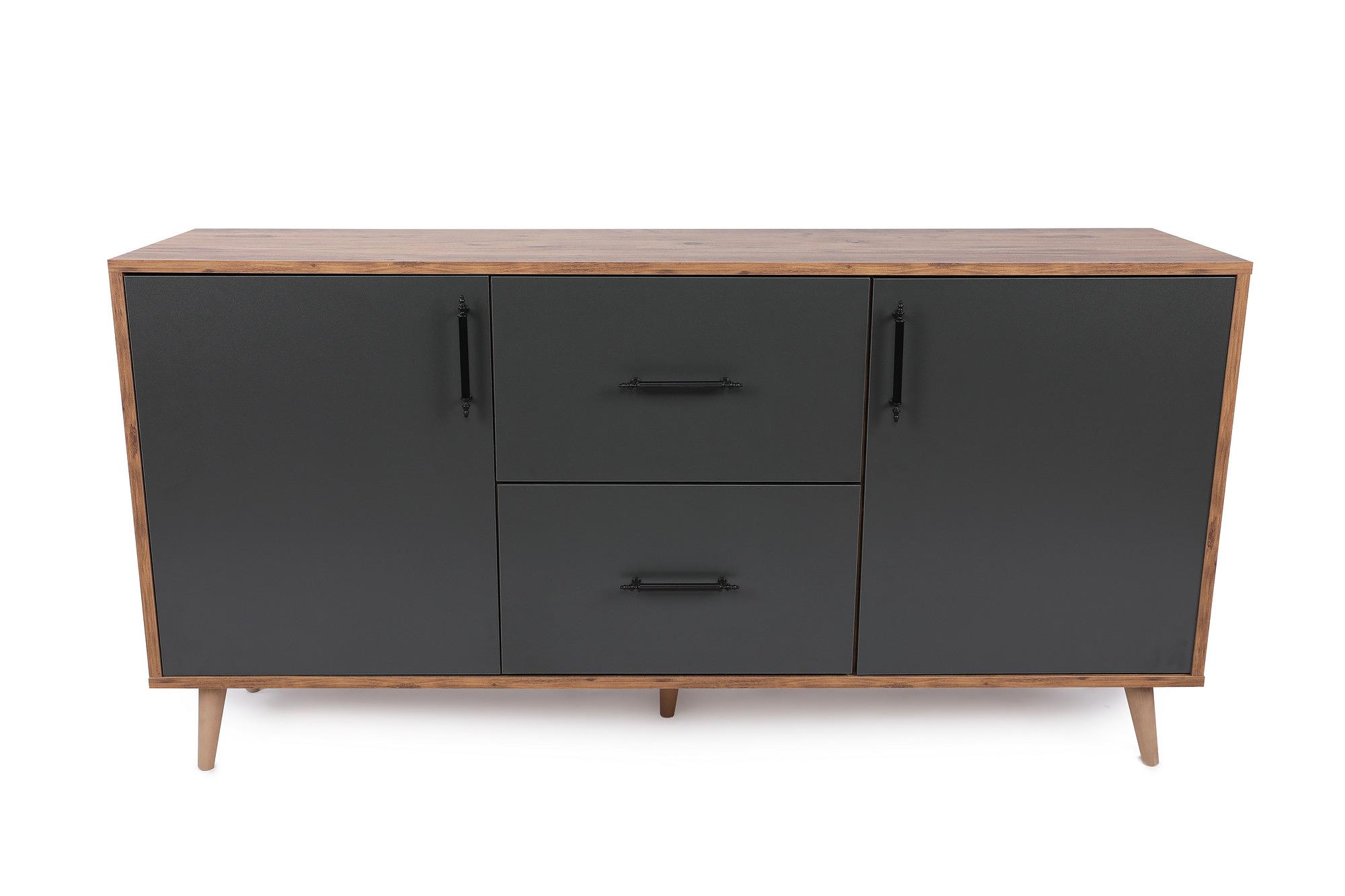 Cordoba Konsole Holzfurnier Anthrazit 8