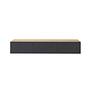 Francy Lowboard Holzfurnier Anthrazit 0