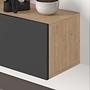 Francy Lowboard Wood veneer Anthracite 4