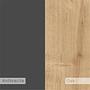 Francy Lowboard Holzfurnier Anthrazit 6