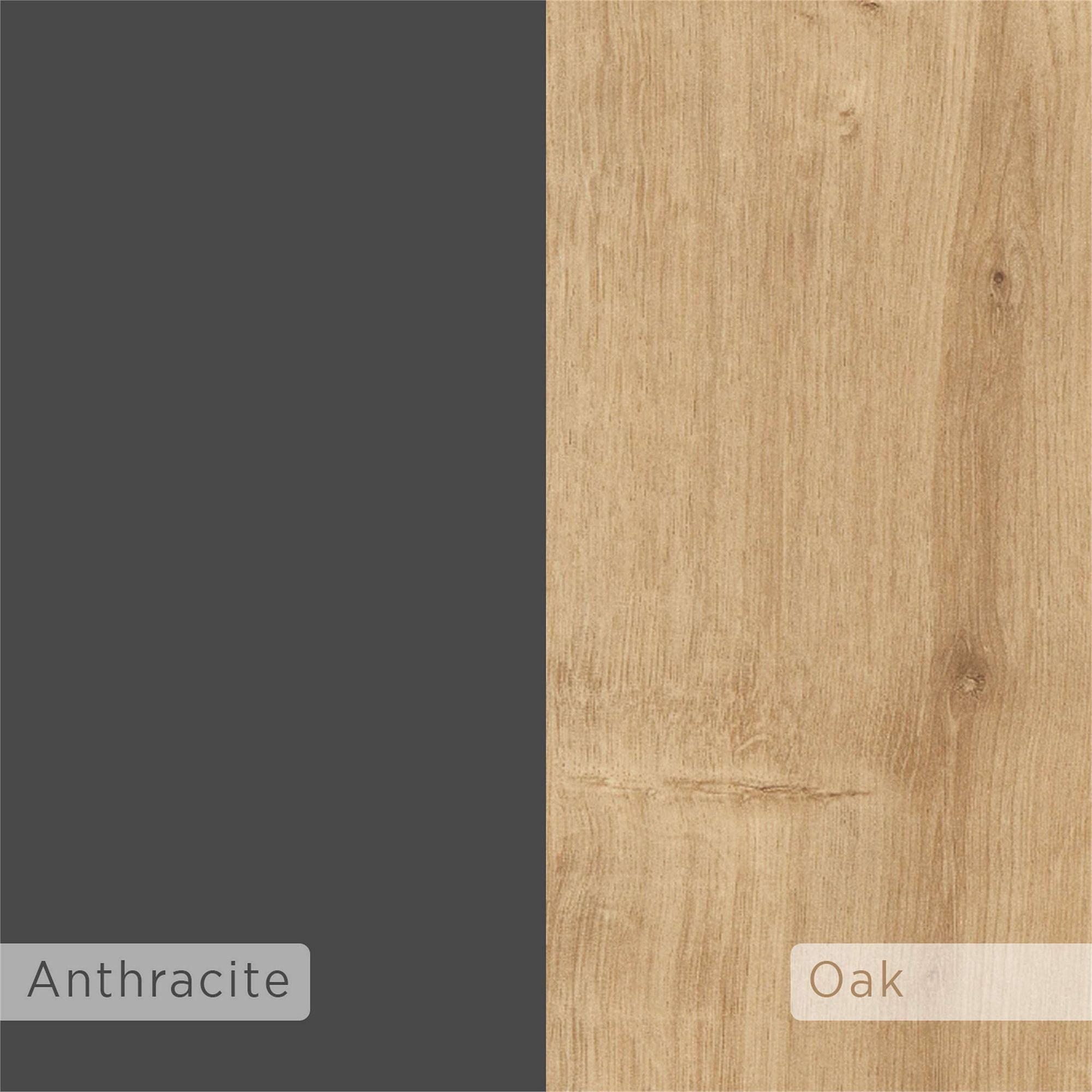 Francy Lowboard Wood veneer Anthracite 6