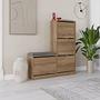Dude scarpiera impiallacciatura di legno Hitit 1