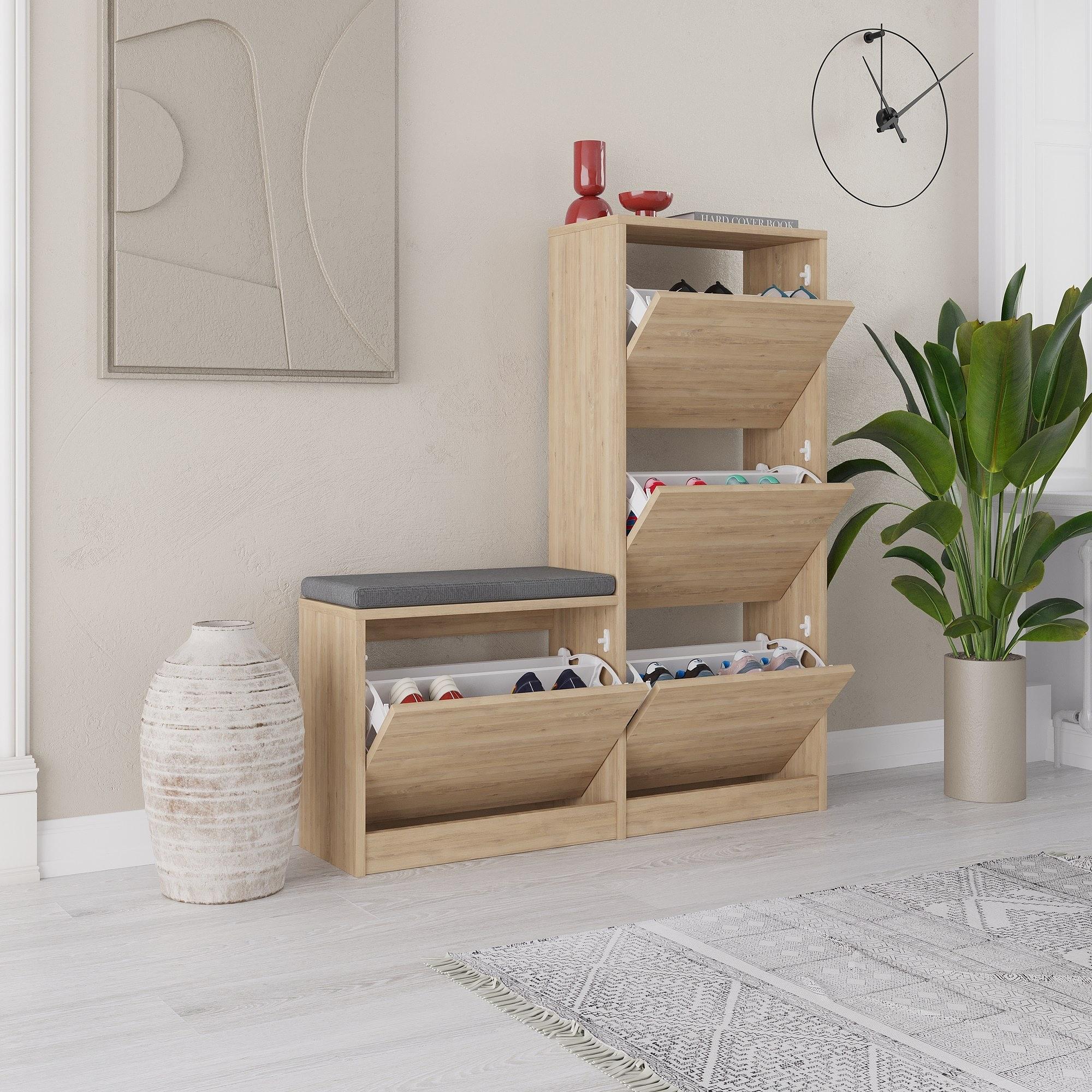 Dude shoe cabinet wood veneer 2