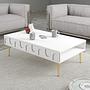 Lyon 33 Coffee table wood veneer White Gold 1