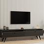 Paris Lowboard Wood Veneer Anthracite 2