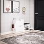 Trend Shoe cabinet Wood veneer White 1