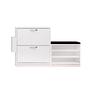 Trend Shoe cabinet Wood veneer White 5