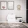 Trend Shoe cabinet Wood veneer White 4