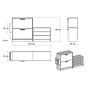 Trend Shoe cabinet Wood veneer White 6