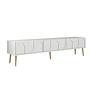 Lyon 43 TV stand wood veneer White Gold 5