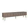 Lyon 43 TV cabinet Wood veneer Atlas Gold 5